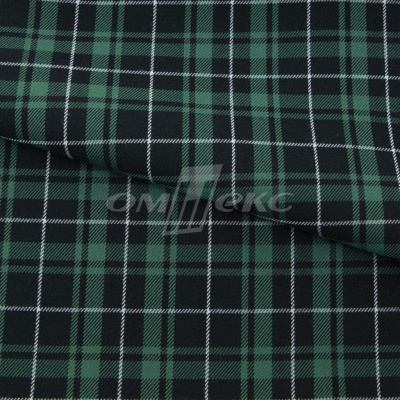 Ткань костюмная Клетка 25577, т.зеленый/зеленый./ч/бел, 230 г/м2, шир.150 см - купить в Салавате. Цена 539.74 руб.