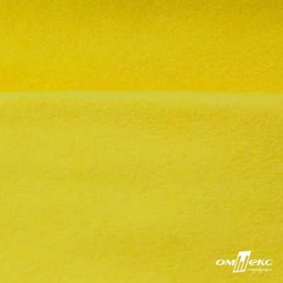 Флис DTY 14-0760, 240 г/м2, шир. 150 см, цвет яркий желтый - купить в Салавате. Цена 640.46 руб.