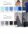 Креп стрейч Амузен 14-4121, 85 гр/м2, шир.150см, цвет голубой - купить в Салавате. Цена 194.07 руб.