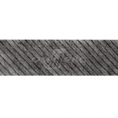 KQ217N -прок.лента нитепрошивная по косой 15мм графит 100м - купить в Салавате. Цена: 2.24 руб.