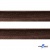 Кант атласный 074, шир. 12 мм (в упак. 65,8 м), цвет коричневый - купить в Салавате. Цена: 237.16 руб.