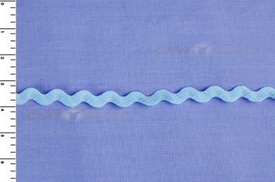 Тесьма плетеная "Вьюнчик"/голубой - купить в Салавате. Цена: 37.29 руб.