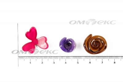 Украшение "Розы малые №1" 20мм - купить в Салавате. Цена: 32.49 руб.