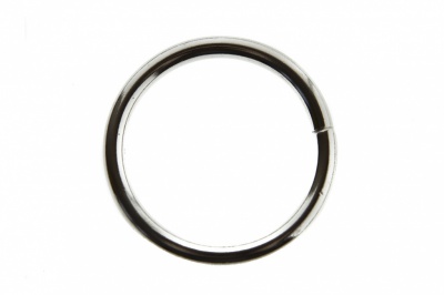 Кольцо металлическое d-3 х 32 мм, цв.-никель - купить в Салавате. Цена: 3.92 руб.