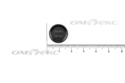 51400/15 мм (4 пр) черные пуговицы - купить в Салавате. Цена: 0.67 руб.