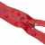 Молния водонепроницаемая PVC Т-7, 20 см, неразъемная, цвет (820)-красный - купить в Салавате. Цена: 21.56 руб.