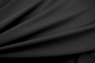 Костюмная ткань с вискозой "Флоренция", 195 гр/м2, шир.150см, цвет чёрный - купить в Салавате. Цена 502.24 руб.