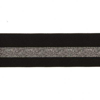 #2/6-Лента эластичная вязаная с рисунком шир.52 мм (45,7+/-0,5 м/бобина) - купить в Салавате. Цена: 69.33 руб.