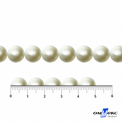 0404-5146В-Полубусины пластиковые круглые "ОмТекс", 10 мм, (уп.50гр=175+/-3шт), цв.065-молочный - купить в Салавате. Цена: 63.46 руб.