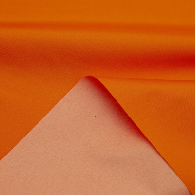 Курточная ткань Дюэл (дюспо) 16-1359, PU/WR/Milky, 80 гр/м2, шир.150см, цвет оранжевый - купить в Салавате. Цена 141.80 руб.