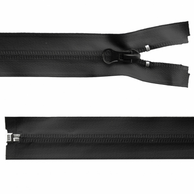 Молния водонепроницаемая PVC Т-7, 100 см, разъемная, цвет чёрный - купить в Салавате. Цена: 61.89 руб.