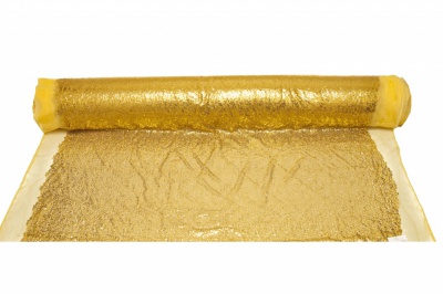 Сетка с пайетками №6, 188 гр/м2, шир.130см, цвет золото - купить в Салавате. Цена 371.02 руб.