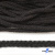 Шнур плетеный d-6 мм круглый, 70% хлопок 30% полиэстер, уп.90+/-1 м, цв.1078-черный - купить в Салавате. Цена: 588 руб.