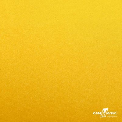 Поли креп-сатин 13-0859, 125 (+/-5) гр/м2, шир.150см, цвет жёлтый - купить в Салавате. Цена 155.57 руб.