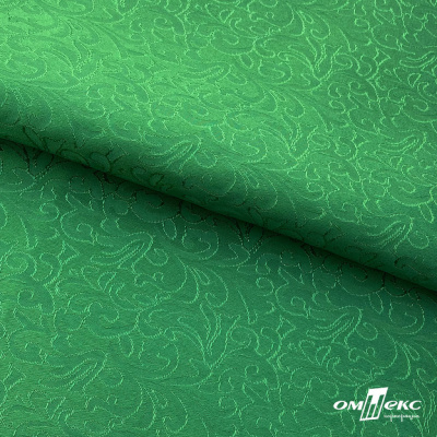 Ткань жаккард королевский, 100% полиэстр 180 г/м 2, шир.150 см, цв-зеленый - купить в Салавате. Цена 293.39 руб.