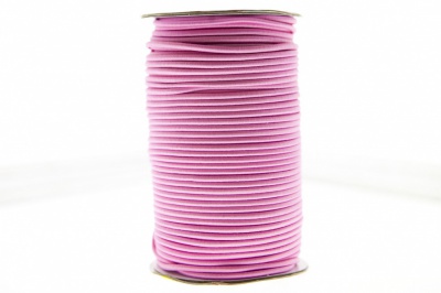 0370-1301-Шнур эластичный 3 мм, (уп.100+/-1м), цв.141- розовый - купить в Салавате. Цена: 459.62 руб.