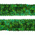 Тесьма с пайетками D4, шир. 20 мм/уп. 25+/-1 м, цвет зелёный - купить в Салавате. Цена: 778.19 руб.