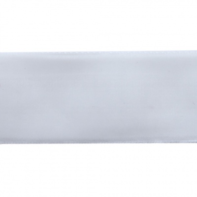 Лента бархатная нейлон, шир.25 мм, (упак. 45,7м), цв.01-белый - купить в Салавате. Цена: 981.09 руб.
