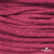 Шнур плетеный d-6 мм, 70% хлопок 30% полиэстер, уп.90+/-1 м, цв.1068-фуксия - купить в Салавате. Цена: 588 руб.