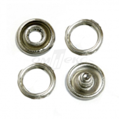 Кнопки рубашечные 10,5 мм никель New Star (кольцо) - купить в Салавате. Цена: 5.80 руб.