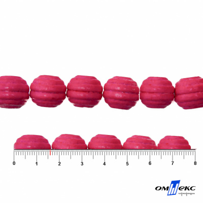 0309-Бусины деревянные "ОмТекс", 16 мм, упак.50+/-3шт, цв.023-розовый - купить в Салавате. Цена: 62.22 руб.