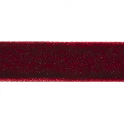 Лента бархатная нейлон, шир.12 мм, (упак. 45,7м), цв.240-бордо - купить в Салавате. Цена: 392 руб.