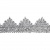 Тесьма металлизированная 0384-0240, шир. 40 мм/уп. 25+/-1 м, цвет серебро - купить в Салавате. Цена: 490.74 руб.