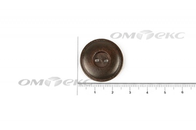 Пуговица деревянная круглая №54 (25мм) - купить в Салавате. Цена: 4.12 руб.