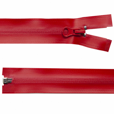 Молния водонепроницаемая PVC Т-7, 60 см, разъемная, цвет (820) красный - купить в Салавате. Цена: 49.39 руб.
