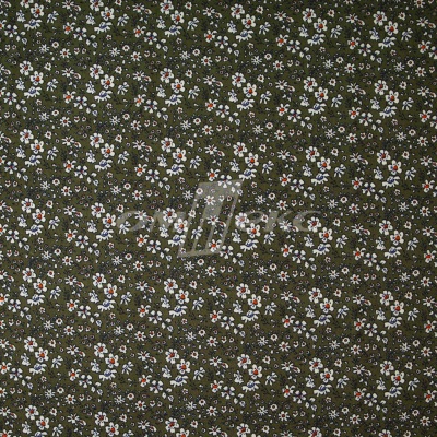 Плательная ткань "Фламенко" 11.2, 80 гр/м2, шир.150 см, принт растительный - купить в Салавате. Цена 259.21 руб.