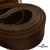 Регилиновая лента, шир.65мм, (уп.25 ярд), цв.- коричневый - купить в Салавате. Цена: 499.43 руб.