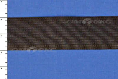 Окантовочная тесьма №216, шир. 22 мм (в упак. 100 м), цвет коричневый - купить в Салавате. Цена: 271.60 руб.