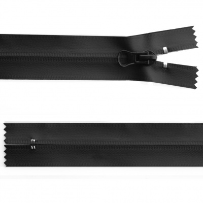 Молния водонепроницаемая PVC Т-7, 20 см, неразъемная, цвет чёрный - купить в Салавате. Цена: 21.56 руб.