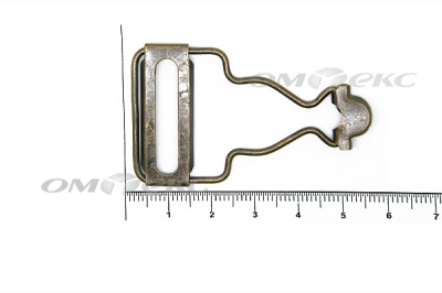 Застежки для комбинезонов металлическая 32 мм Никель (20ШТ)  - купить в Салавате. Цена: 3.18 руб.
