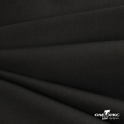 Костюмная ткань с вискозой "Диана", 260 гр/м2, шир.150см, цвет чёрный - купить в Салавате. Цена 438.50 руб.