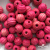 0309-Бусины деревянные "ОмТекс", 16 мм, упак.50+/-3шт, цв.023-розовый - купить в Салавате. Цена: 62.22 руб.