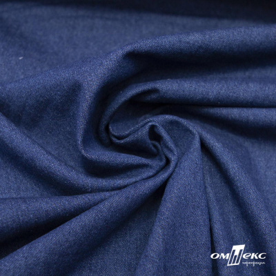 Ткань костюмная "Джинс", 315 г/м2, 100% хлопок, шир. 150 см,   Цв. 7/ Dark blue - купить в Салавате. Цена 588 руб.