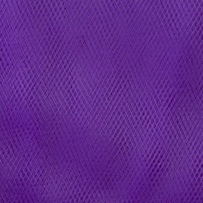 Фатин матовый 16-85, 12 гр/м2, шир.300см, цвет фиолетовый - купить в Салавате. Цена 96.31 руб.
