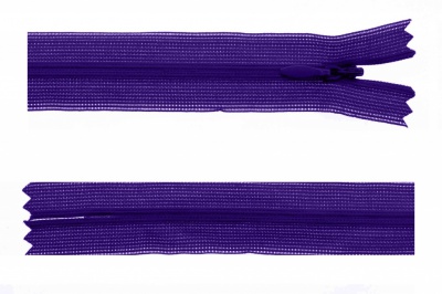 Молния потайная Т3 866, 20 см, капрон, цвет фиолетовый - купить в Салавате. Цена: 5.27 руб.