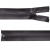Молния водонепроницаемая PVC Т-7, 60 см, разъемная, цвет (301) т.серый - купить в Салавате. Цена: 49.39 руб.
