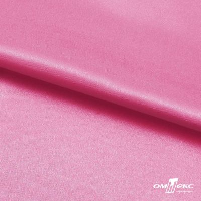 Поли креп-сатин 15-2215, 125 (+/-5) гр/м2, шир.150см, цвет розовый - купить в Салавате. Цена 155.57 руб.