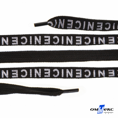 Шнурки #107-06, плоские 130 см, "СENICE" , цв.чёрный - купить в Салавате. Цена: 23.03 руб.