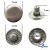 Кнопка металлическая "Альфа" с пружиной, 15 мм (уп. 720+/-20 шт), цвет никель - купить в Салавате. Цена: 1 466.73 руб.