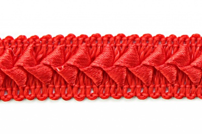 Тесьма декоративная "Самоса" 091, шир. 20 мм/уп. 33+/-1 м, цвет красный - купить в Салавате. Цена: 304.43 руб.