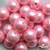 0404-00108-Бусины пластиковые под жемчуг "ОмТекс", 16 мм, (уп.50гр=24+/-1шт) цв.101-св.розовый - купить в Салавате. Цена: 44.18 руб.