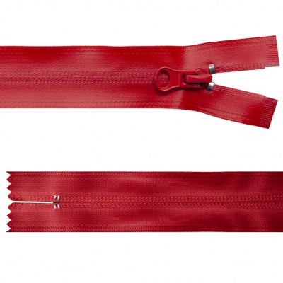 Молния водонепроницаемая PVC Т-7, 20 см, неразъемная, цвет (820)-красный - купить в Салавате. Цена: 21.56 руб.