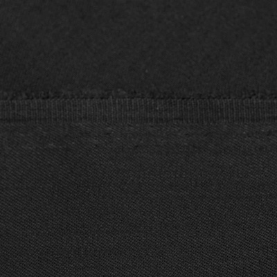 Костюмная ткань с вискозой "Рошель", 250 гр/м2, шир.150см, цвет чёрный - купить в Салавате. Цена 438.12 руб.
