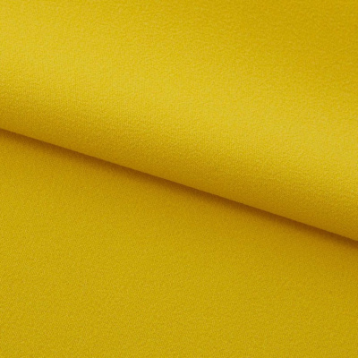 Креп стрейч Амузен 14-0756, 85 гр/м2, шир.150см, цвет жёлтый - купить в Салавате. Цена 194.07 руб.