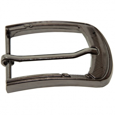 Пряжка металлическая для мужского ремня SC035#3 (шир.ремня 40 мм), цв.-тем.никель - купить в Салавате. Цена: 43.93 руб.