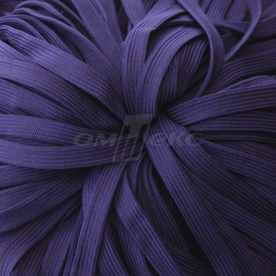 Шнур 15мм плоский (100+/-1м) №10 фиолетовый - купить в Салавате. Цена: 10.21 руб.